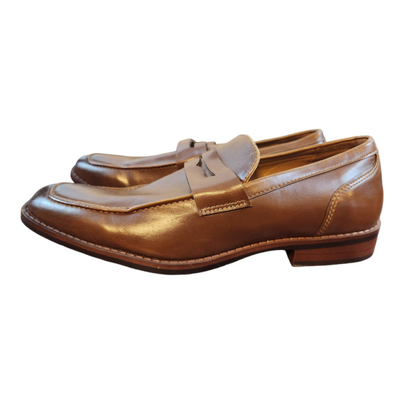 Goodfellow & co men's sanford brown penny loafer sz 7 business casual shoes - Picture 2 of 14